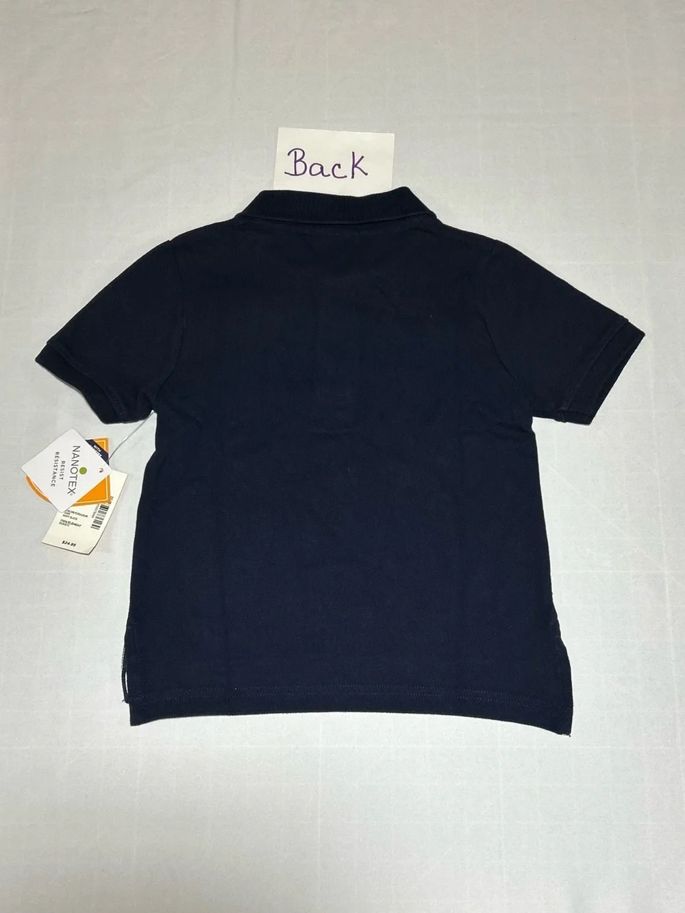 Gymboree Boys 2T Blue Short Sleeve Stain Resistance Polo Top NWT Uniform Preppy